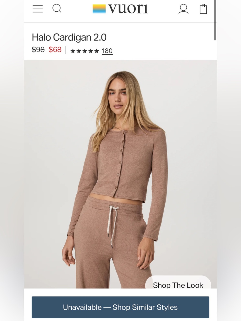 Vuori Halo Cardigan 2.0